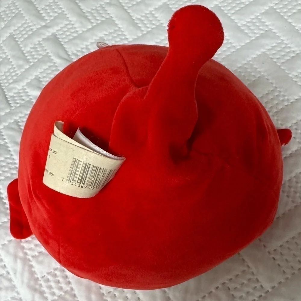 Squishmallows Original Kellytoy Baidin Red Dragon 8 Inch Pillow Stuffed Animal - Picture 5 of 8